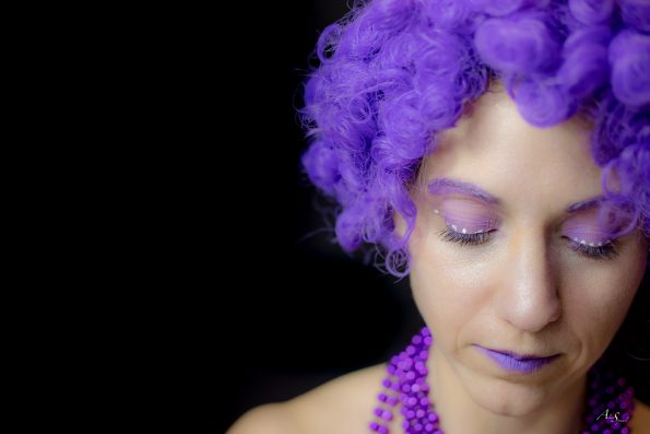 maquillage violet