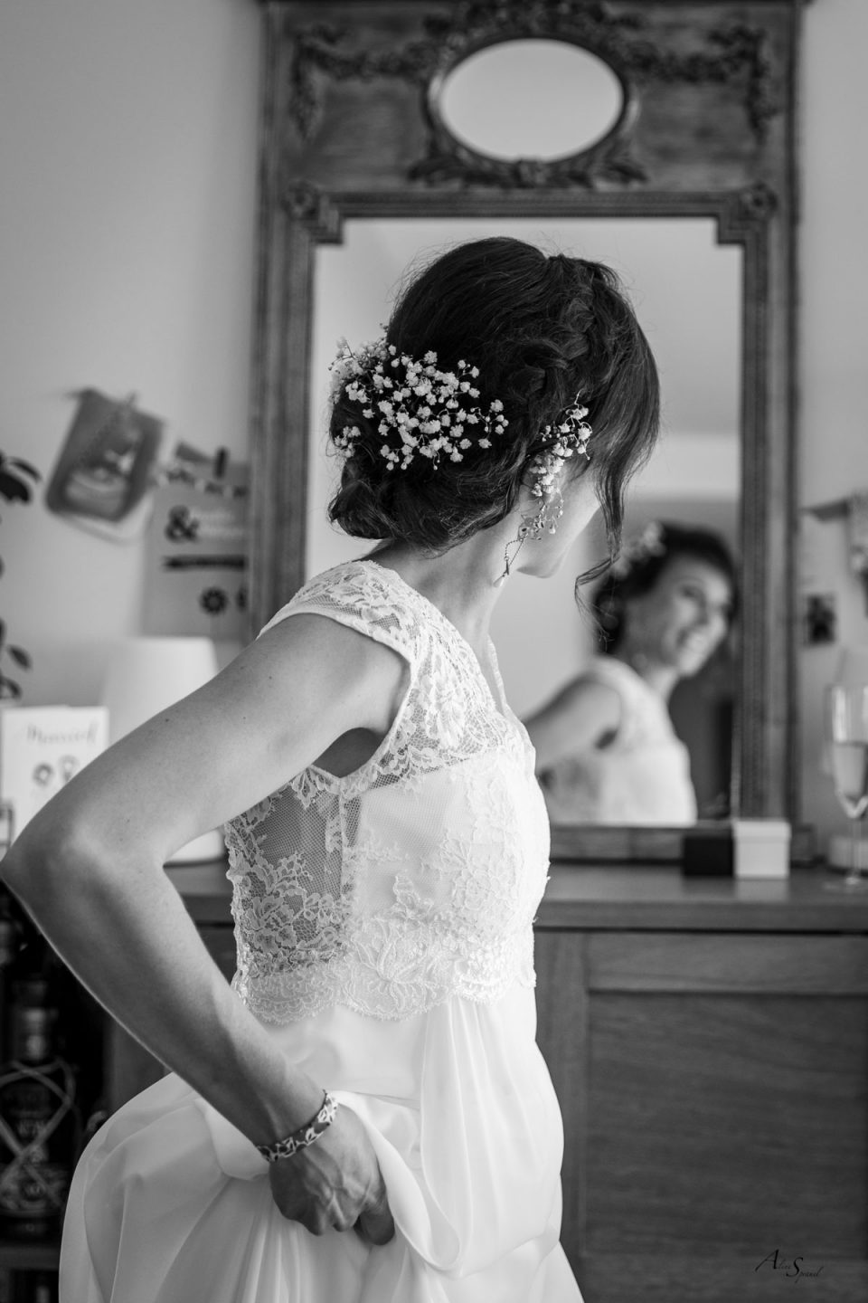 Basque De Mariée Sacha James - Rouge, Soie, Taille 34B, Occasion Très Bon état
