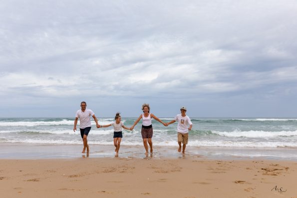 seance famille a la plage
