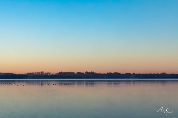 lac azur paysage