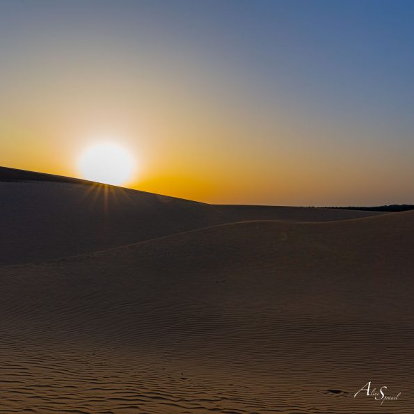 lever soleil sable dune