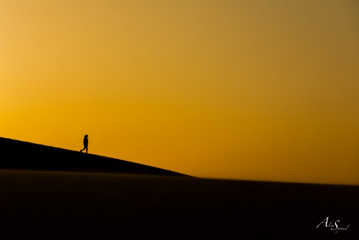 silhouette dune du pilat