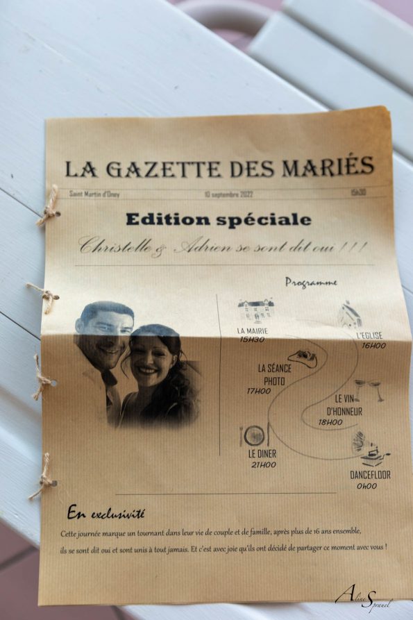 gazette-mariage