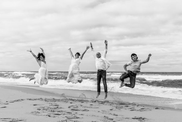 Famille -saute-plage