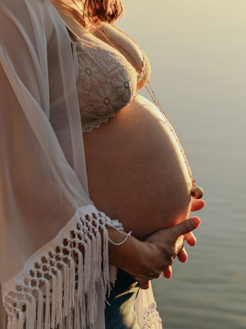 robe Grossesse -kimono-blanc