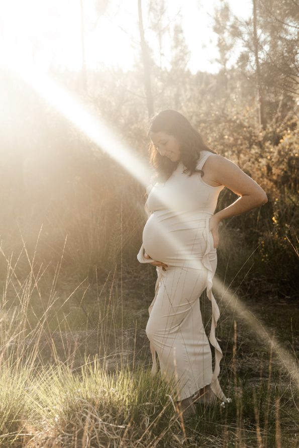 robe longue grossesse photographe landes