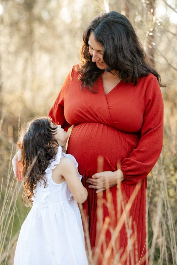 robe grossesse longue rouille photographe landes